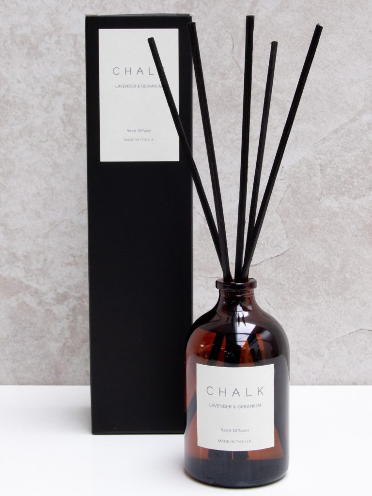 Chalk UK Reed Diffuser | Lime and Herb 100ml - Blue & Grey