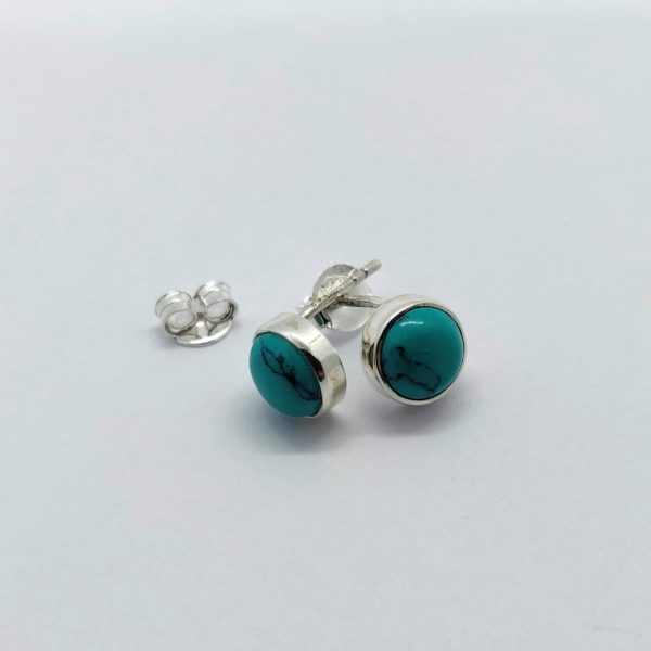 Turquoise stud earring