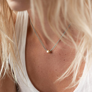 One & Eight 2220 Good Vibes Duck Egg Necklace