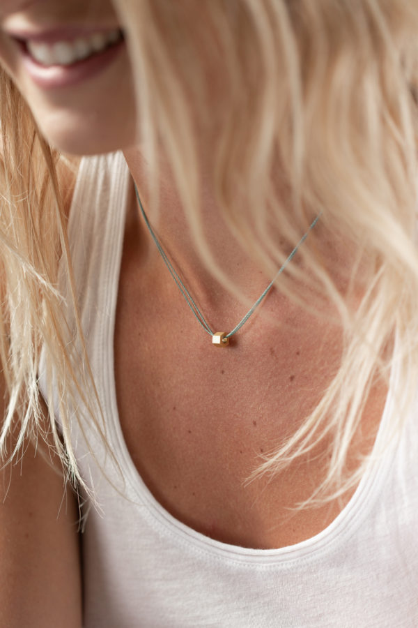 One & Eight 2220 Good Vibes Duck Egg Necklace