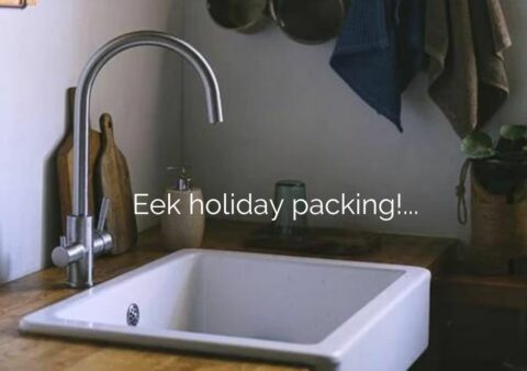 Eek holiday packing!