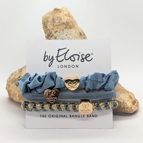 byEloise Collection of blue hair ties