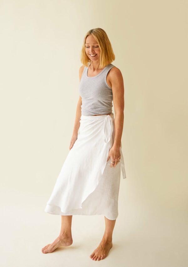 Chalk UK Sadie Skirt | White